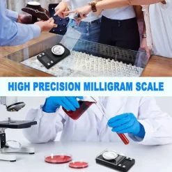 Digital mini våg i fickformat 50 g/0,001 g