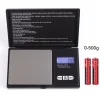 Digital våg 0,1g - 500g pocketscale digitalvåg inkl. batterier