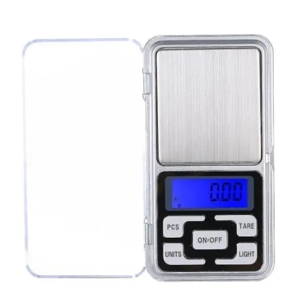 Digitalvåg i fick format med LCD Display, Pocket Scale, Smyckes våg 0,01 - 200g
