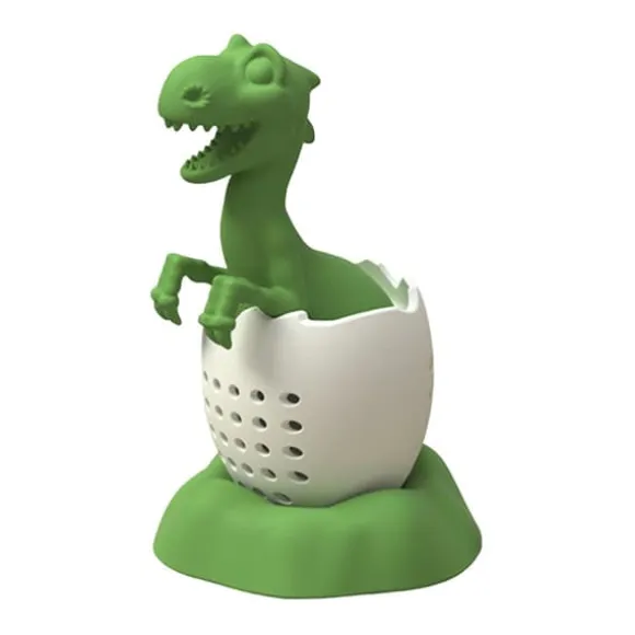 Dinosaurieformat tefilter Silikon tesil Värmebeständig Härlig Dinosaurieformad Tesil