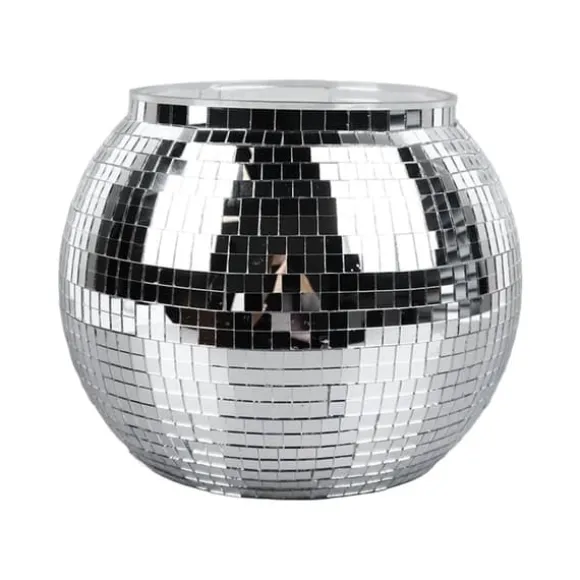 Disco Ball Ishink Plast Stor kapacitet Party Dryckshink för öl Cocktail Vin Silver