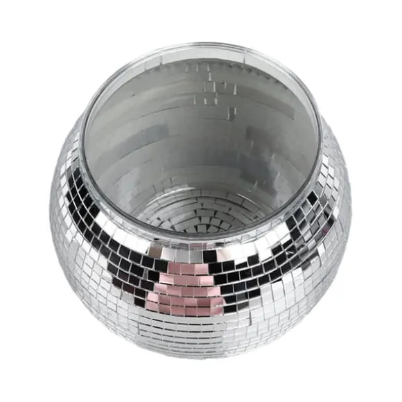 Disco Ball Ishink Plast Stor kapacitet Party Dryckshink för öl Cocktail Vin Silver