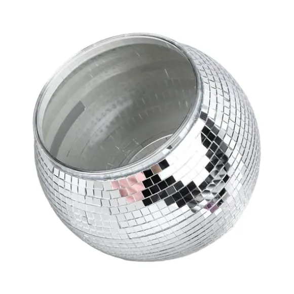 Disco Ball Ishink Plast Stor kapacitet Party Dryckshink för öl Cocktail Vin Silver