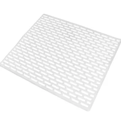 Diskbänksmatta Gummi Vit Grid Insatsdyna 33x28 cm