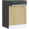 Diskmaskinspanel Kalmar sonoma-ek 60x1,5x67 cm konstruerat trä