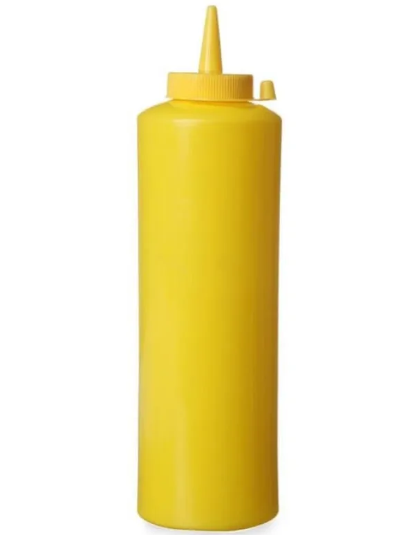 Dispenserbehållare för kalla såser 0,7l. gul - Hendi 557907