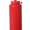 Dispenserbehållare för kalla såser 0,35l. röd - Hendi 557815