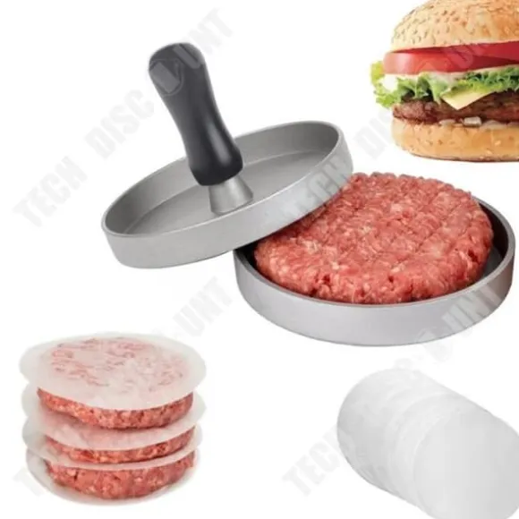DIY-burgerform - TD® - Burgarpresser - Tjock aluminium - Kökstillbehör - Lätt att använda