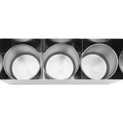 Dressingbehållare rostfritt stål 3 x 3,5 L - Såsbehållare - Dressingbehållare - Home & Living