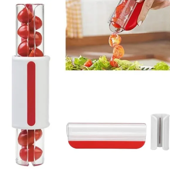 Druvskärare Multifunktionell Innovativ Säker Effektiv Liten Tomatskärare För Små Frukter Körsbär Jordgubbar Röda