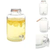 Dryckesautomater - Living Glasbehållare XXL med tappkran transparent 8 L