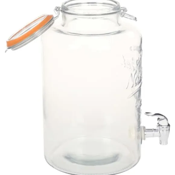 Dryckesautomater - Living Glasbehållare XXL med tappkran transparent 8 L