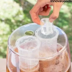 Dryckesdistributör - InnovaGoods - Freer - Kylare - 2 Isbehållare - Perfekt för Fester