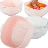 Dubbel durkslagsskål - För frukt, sallad och grönsaker