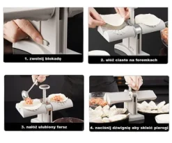 DUBBEL MASKIN FÖR MADE PIEROGI E-6281