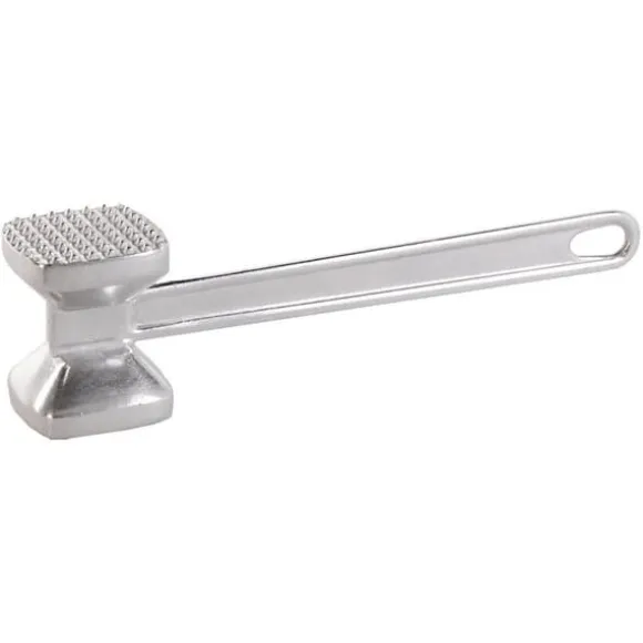Dubbelsidig köttmörningsmaskin i aluminium 22,5 cm