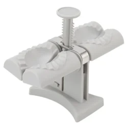 Dumpling Mold Machine Automatisk ABS och rostfritt stål Dubbelhuvud Dumpling Maker för hemkök