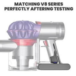 Dyson V8 batteri 6800 mAh, ersättningsbatteri för V8 Absolute/Animal (SV10), ljusgrå, uppladdningsbart