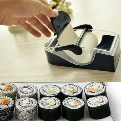Easy Magic Rice Roll Sushi Maker Cutter Roller Kök DIY Matlagning Perfekt Magic Onigiri Sushi Tools [346]