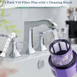 Efterfilter för Dyson V10 dammsugare 3-pack