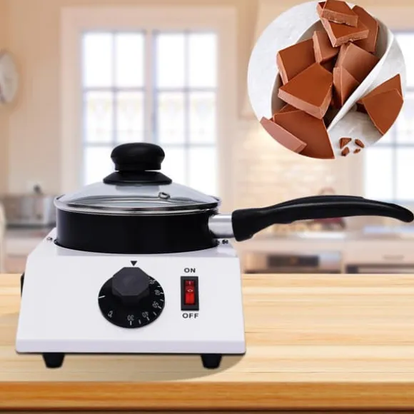 Elektrisk Chokladsmältare, Non-Stick Keramik, Snabb Uppvärmning, Kompakt Design