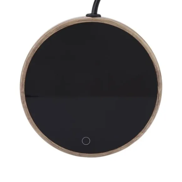 Elektrisk kaffekoppsvärmare för kontorshem - träkorndesign (EU-kontakt)