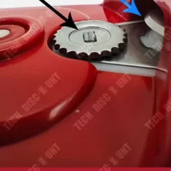 Elektrisk konservöppnare - TD® - Automatisk - Rostfritt stål 304 - Röd - För hemmabruk