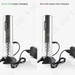 Elektrisk korkskruv - TD® - Modern - Uppladdningsbar - Vit - Tyst < 75 dB