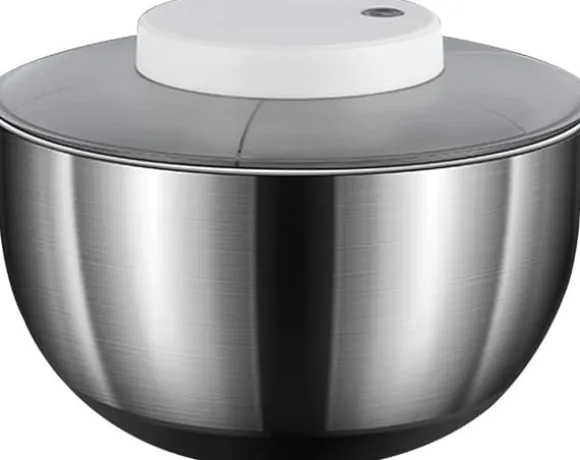 Elektrisk salladstork, frukt- och grönsakstork, 4,5L stor automatisk salladsgrönsakstork, USB-laddningsbar salladstork, sallad, frukt- och grönsaksto | CDON