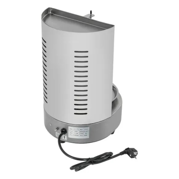 Elektrisk Shawarma/Döner Grill - Vertikal Rotisseri - Automatisk Rotation - Droppbricka - 2,5 kW - 220 V EU-kontakt - 29,5×38×48 cm