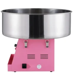Elektrisk Sockervaddsmaskin 1000 W, Kommersiell Candy Floss Maker med Rostfritt Stålskål och Sockerskopa, Perfekt för Fest och Event