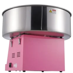 Elektrisk Sockervaddsmaskin 1000 W, Kommersiell Candy Floss Maker med Rostfritt Stålskål och Sockerskopa, Perfekt för Fest och Event