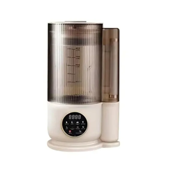 Elektrisk sojamjölksmaskin - Högprestandamixer - 1,5 l - Automatiska program - Juicer - Rispasta/risgröt - Vit
