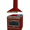 Elektrisk spis - Kaiser - HC 93655 IRotEm - 90 cm - Induktion - Fläkt A 9315 Röd