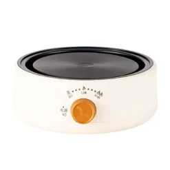 Elektrisk tespis Multifunktionell Mini Anti Torrbränning Snabb uppvärmning Elektrisk kokplatta för kontorshem CN-kontakt 220V Beige