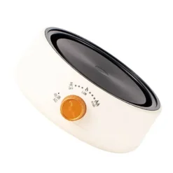 Elektrisk tespis Multifunktionell Mini Anti Torrbränning Snabb uppvärmning Elektrisk kokplatta för kontorshem CN-kontakt 220V Beige