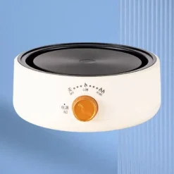 Elektrisk tespis Multifunktionell Mini Anti Torrbränning Snabb uppvärmning Elektrisk kokplatta för kontorshem CN-kontakt 220V Beige