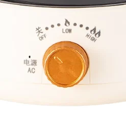 Elektrisk tespis Multifunktionell Mini Anti Torrbränning Snabb uppvärmning Elektrisk kokplatta för kontorshem CN-kontakt 220V Beige