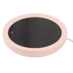 Elektrisk USB-kaffemuggvärmare för skrivbord - Rosa Mugg Värmeplatta Gravity Switch 55°C