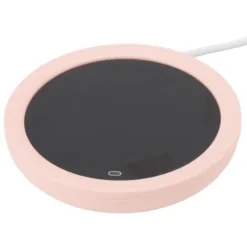 Elektrisk USB-kaffemuggvärmare för skrivbord - Rosa Mugg Värmeplatta Gravity Switch 55°C