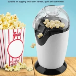 Elektrisk varmluftspopcornmaskin - i A366 - 1200W mini oljefri popcornmaskin