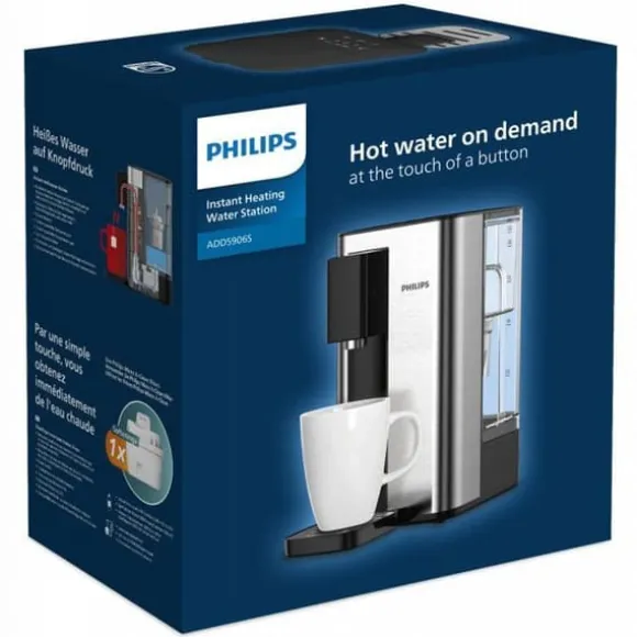 Elektronisk vattendistributör Silver/Black Philips PHADD5906S/10