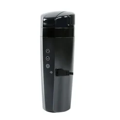 Elkanna INNOVTEC 400ml 12/24V 100°C Rostfritt stål 304 bilkokare vattenkokare Ta med svart