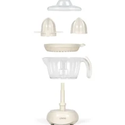 Eläktrisk citruspress - LIVOO - DOD131C - 25 W - 1 stor kon och 1 liten kon - 700 ml - Benvit