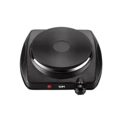 Elspanna - EDM - 1400W - Svart - Justerbar termostat - Ø 18,5 cm