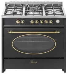 Elspis elektrisk spis - GURARI - GCH E 914 BL - 90 cm - 121L - 5 högkvalitativa brännare