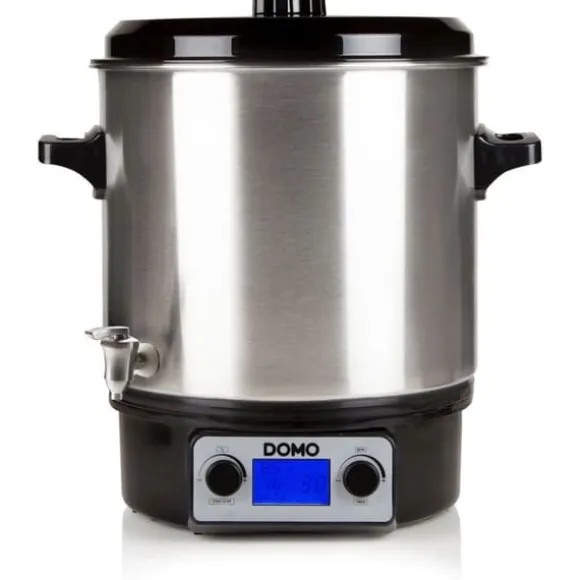 Elvärmare - DOMO - DO42326PC - 2000 W - Rostfritt stål - Timer
