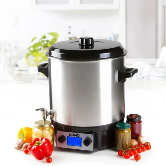 Elvärmare - DOMO - DO42326PC - 2000 W - Rostfritt stål - Timer