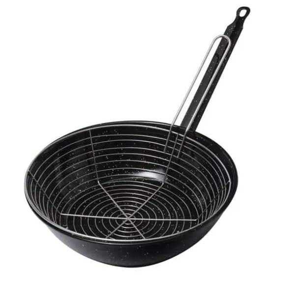 Emaljerad fritös panna Ø 28 cm Vaello