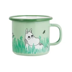 Emaljmugg Mumin dag i trädgården Pojkar 2.5 dl